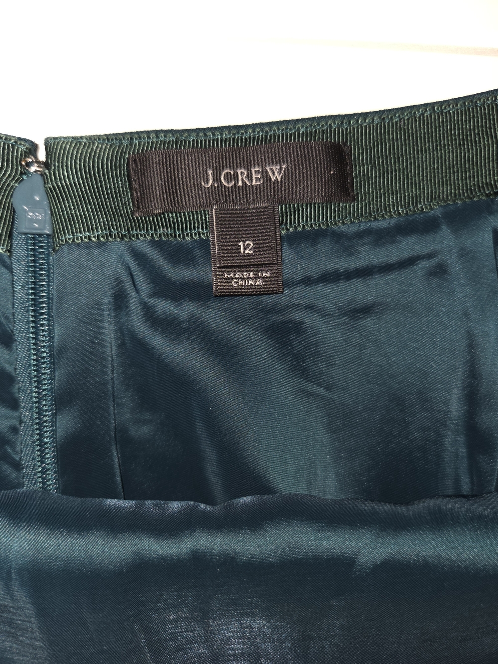 J. Crew Mini Skirt Emerald Green